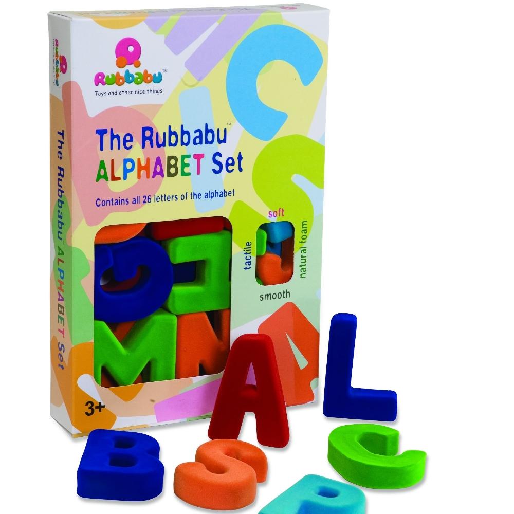 Rubbabu Large Magnetic Uppercase Alphabets 4" (10cm) Alphabet Set 