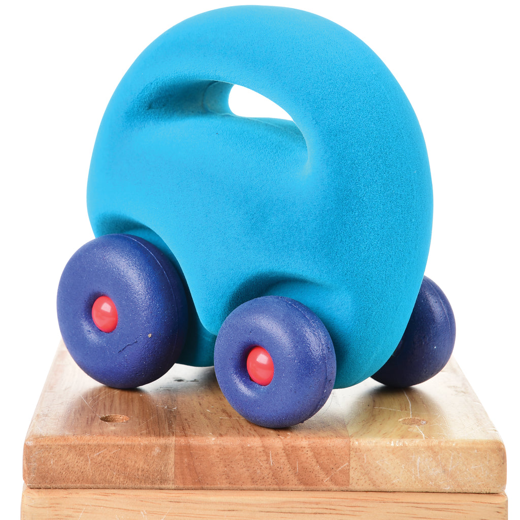 Rubbabu® Mascot Car Grab Em' Light Blue Vehicle Toy