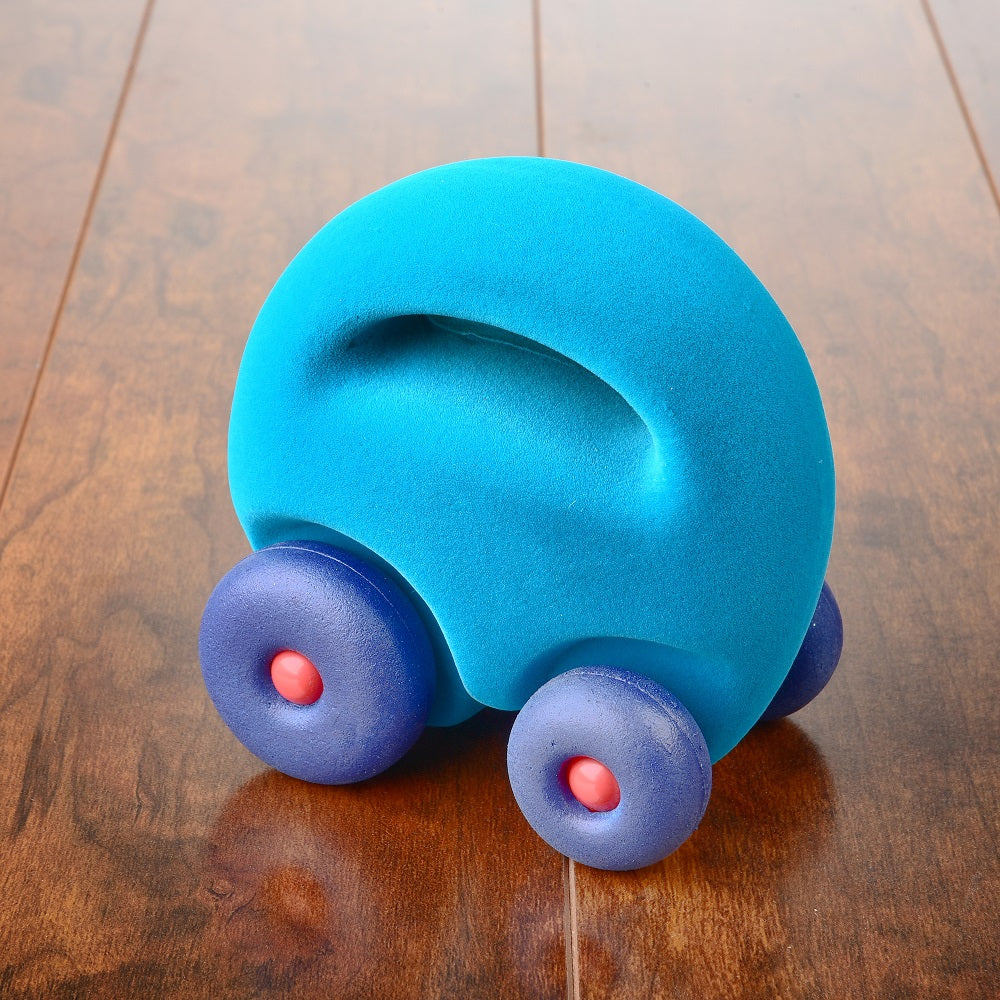 Rubbabu® Mascot Car Grab Em' Light Blue Vehicle Toy