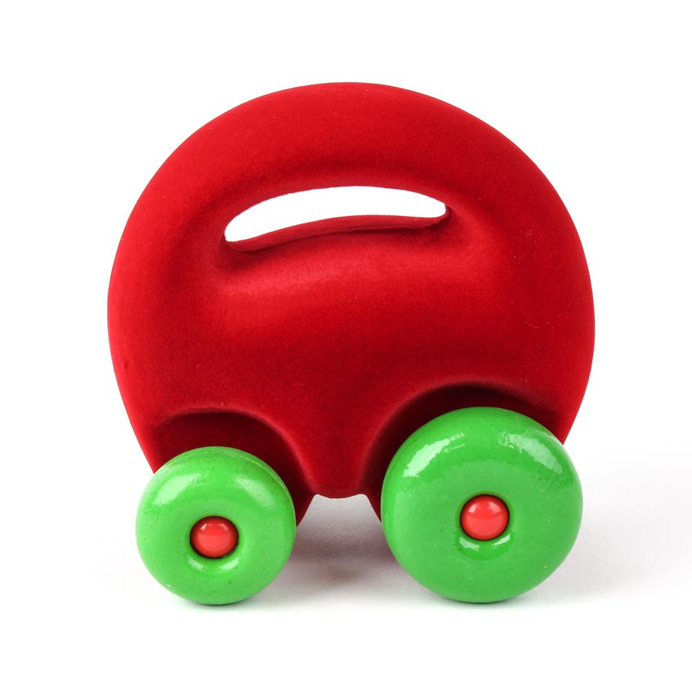 The Rubbabu® Mascot Car Grab Em' Red Vehicle Toy